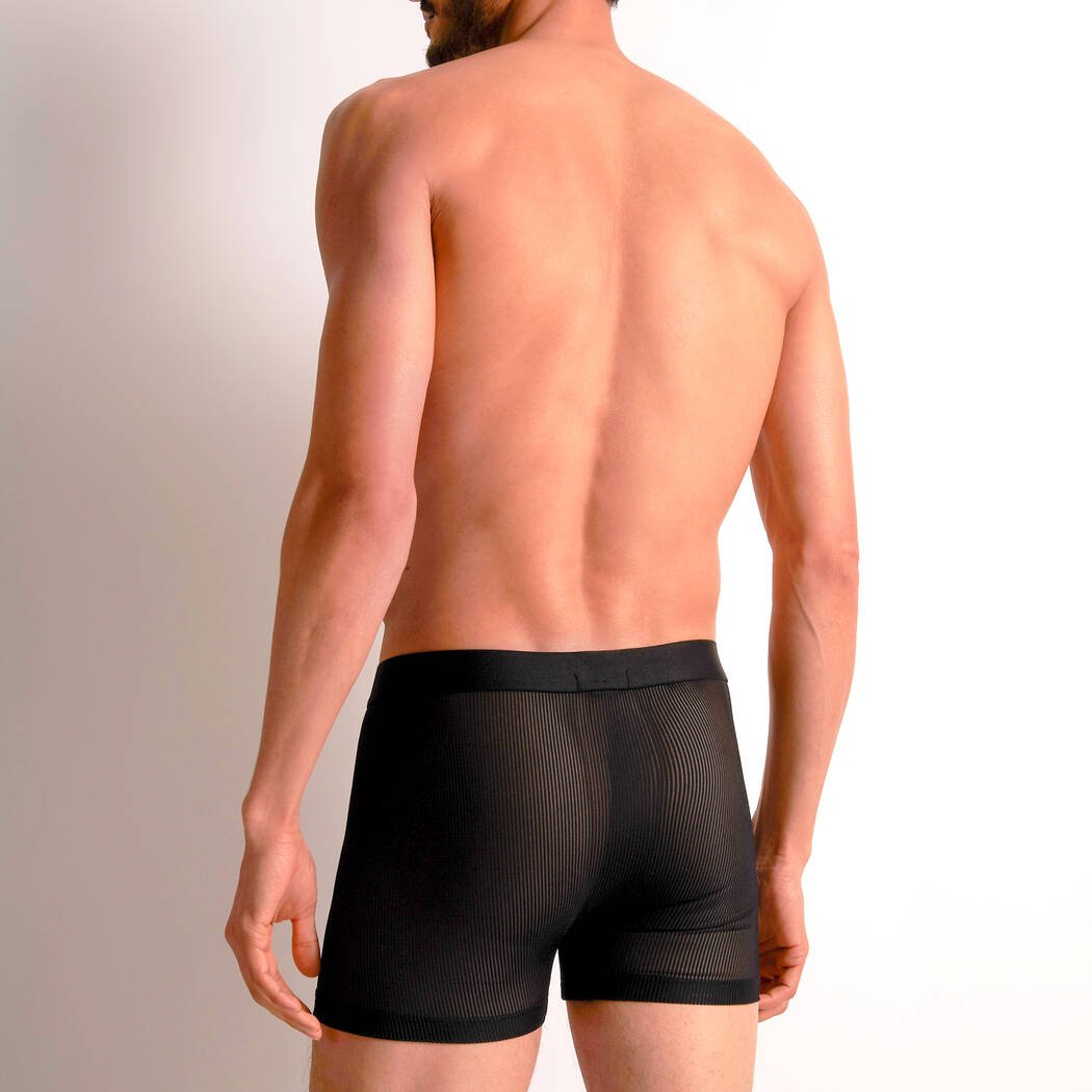 Boxer Homme Imprimé Rayures – Élégance classique & maintien parfait