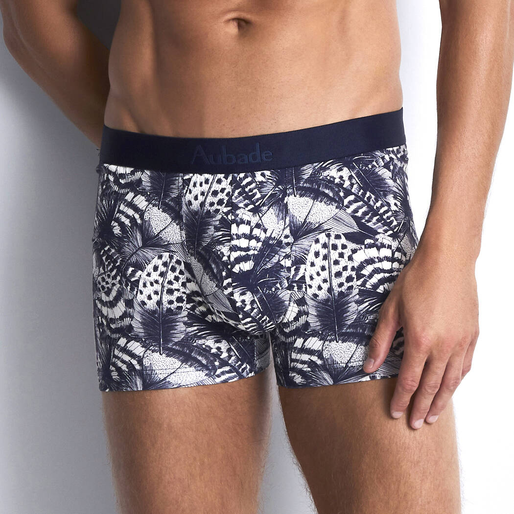 Boxer Motif Plumes – Légèreté et élégance signées Plue
