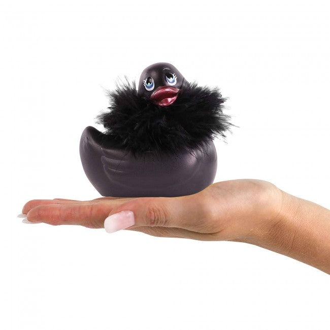 Duckie Paris… Mini canard vibrant noir pour plaisir élégant et discret