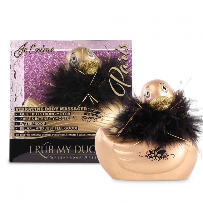 Duckie Paris Gold… Mini canard vibrant design et plaisir discret Anti-gaspi
