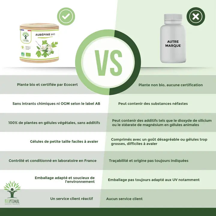 Aubépine bio – apaisement, sommeil réparateur et équilibre féminin