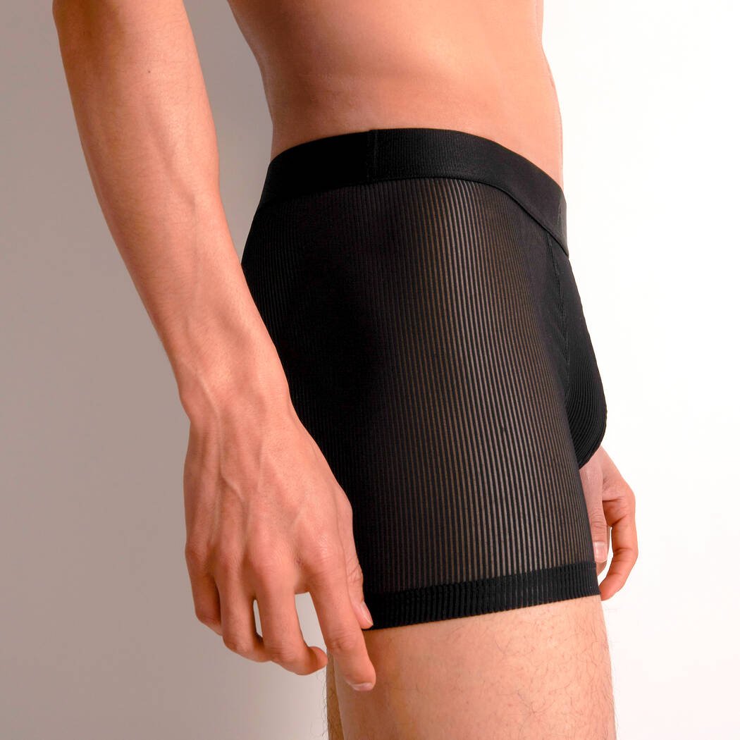 Boxer Homme Imprimé Rayures – Élégance classique & maintien parfait