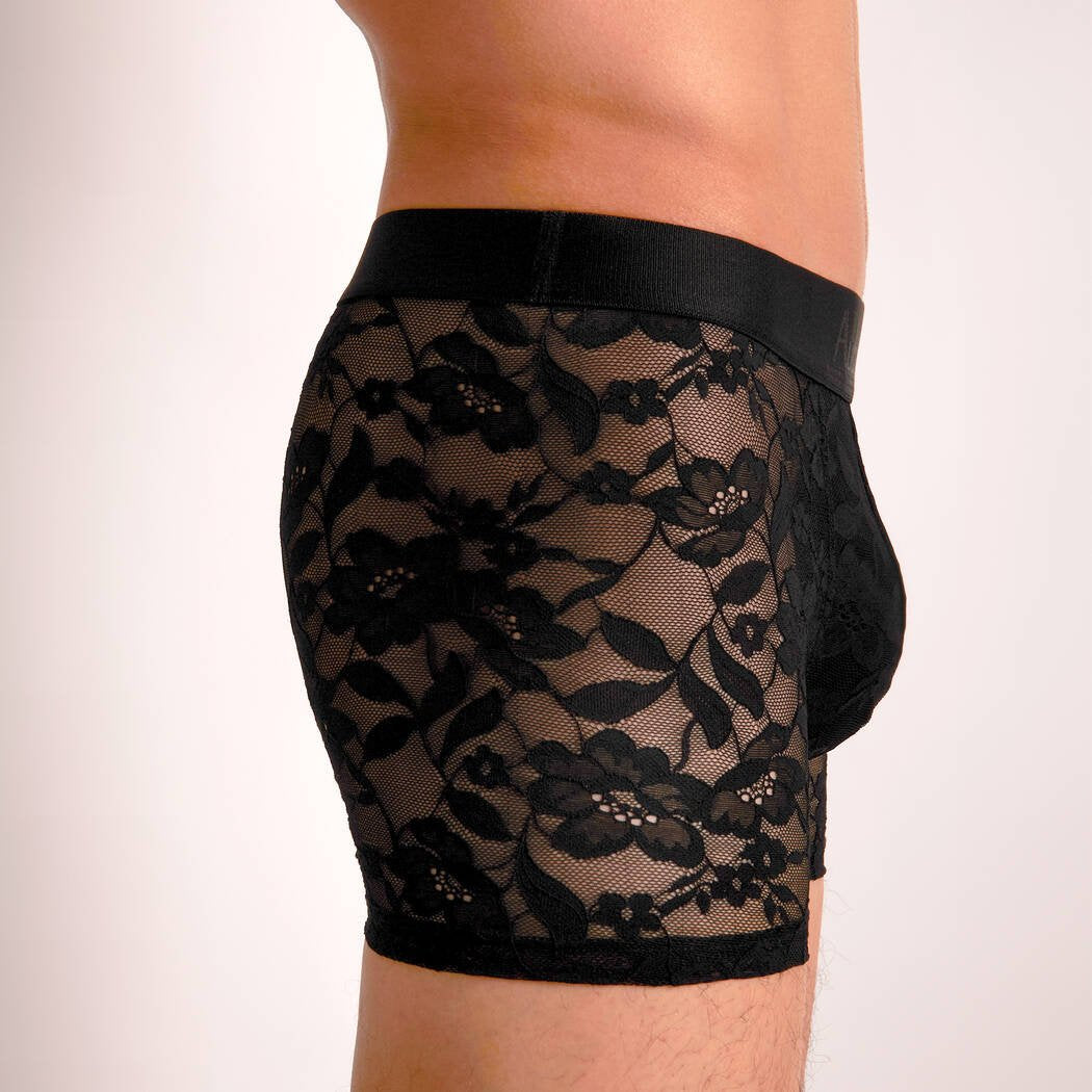 Boxer Homme en Dentelle – Élégance assumée & confort moderne