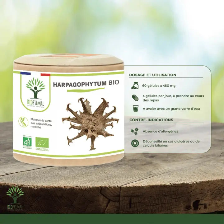 Harpagophytum Bio - Complément alimentaire - en gélules