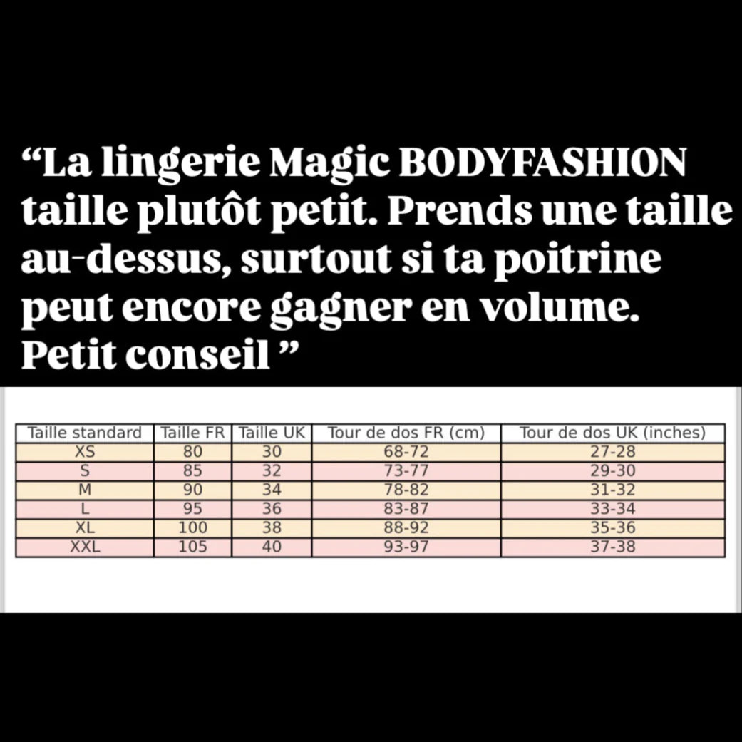 Soutien-gorge brassière fibre bambou MAGIC BODYFASHION