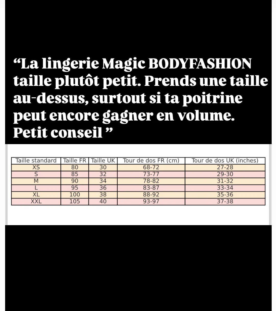 MAGIC BODYFASHION Soutien-gorge d'allaitement
