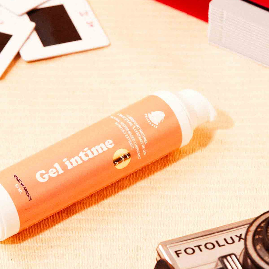Gel intime à base d'eau hydratant doux et fabriqué en France