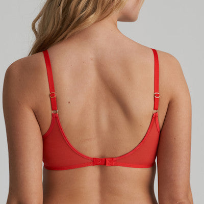 Soutien-Gorge Rouge Rembourré Forme Cœur Marie Jo Jhana - Élégance Et Confort-N°184