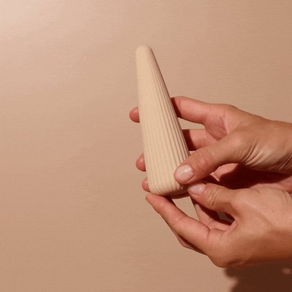 CIME NU·E…Vibromasseur sensoriel texturé pour plaisir et bien-être intime