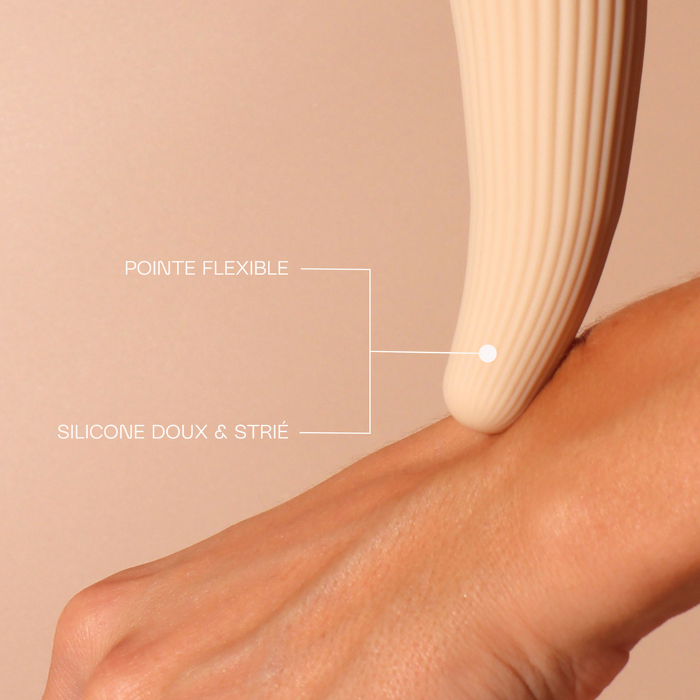 CIME NU·E…Vibromasseur sensoriel texturé pour plaisir et bien-être intime