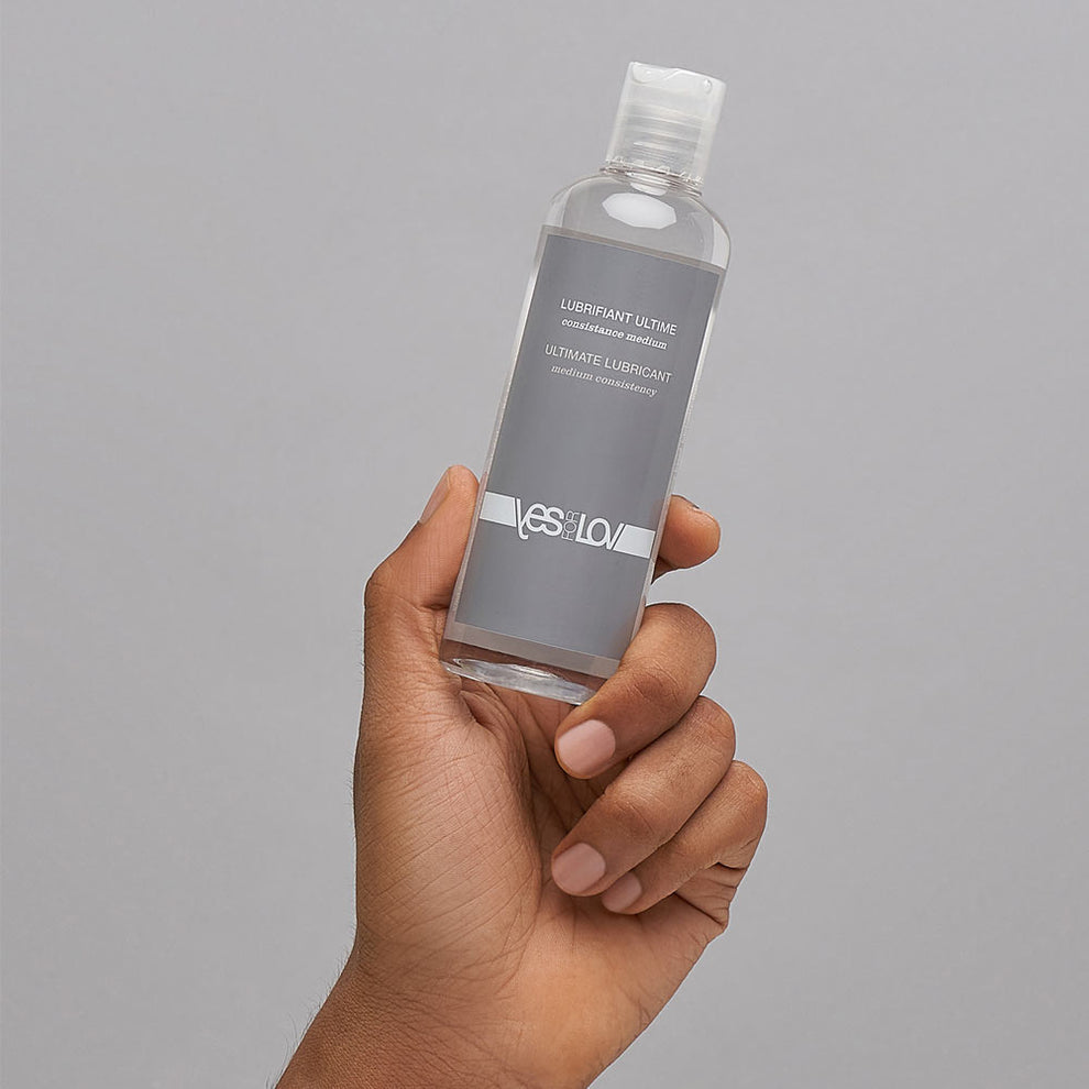 YesforLov Lubrifiant intime de massage 100 % silicone… Texture épaisse longue durée 150 ml