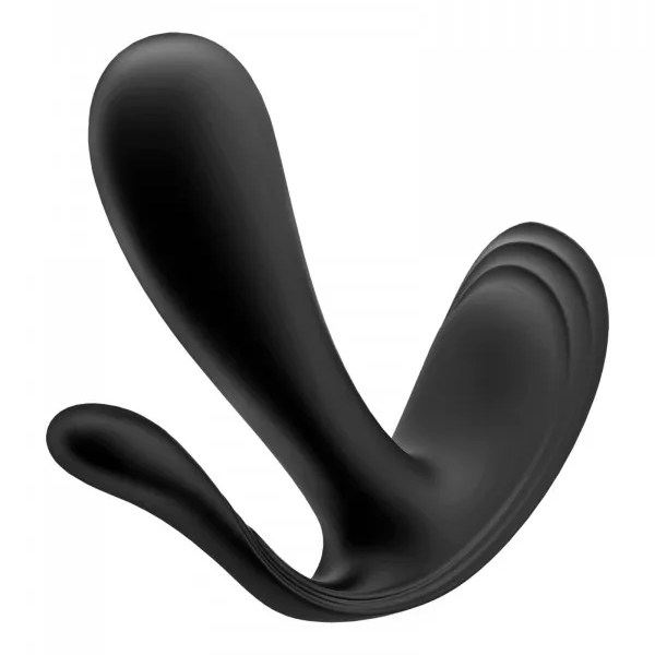 Satisfyer Top Secret… Vibromasseur 3-en-1 connecté USB pour point G, clitoris et plaisir anal