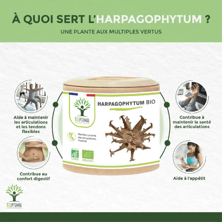 Harpagophytum Bio - Complément alimentaire - en gélules