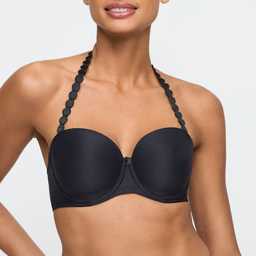 Soutien-gorge charbon rembourré confort et galbe parfait