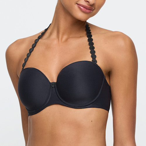 Soutien-gorge charbon rembourré confort et galbe parfait