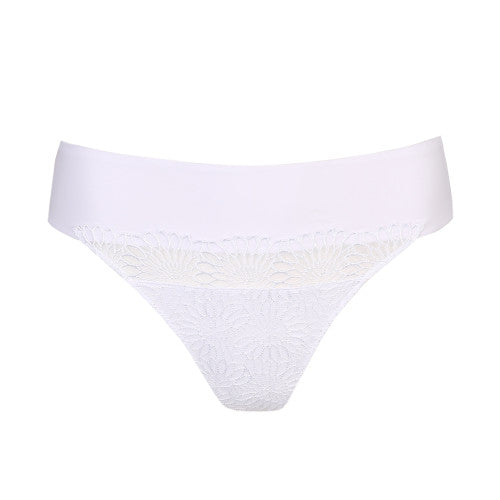 PrimaDonna String blanc en tulle brodé… Lingerie mariage élégante et sensuelle