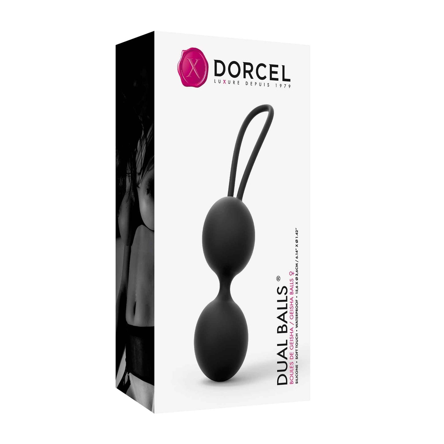Dorcel Dual Balls… Boules de geisha noires pour tonification du périnée et plaisir intime
