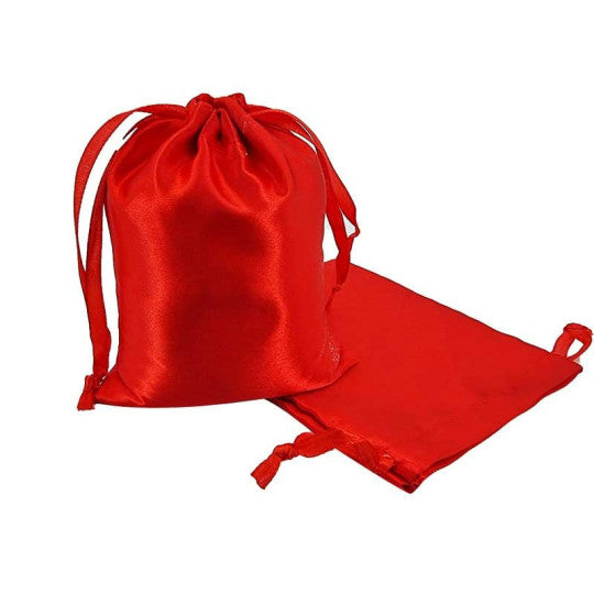 COFFRET CADEAU Rouge / SAC SATIN Rouge