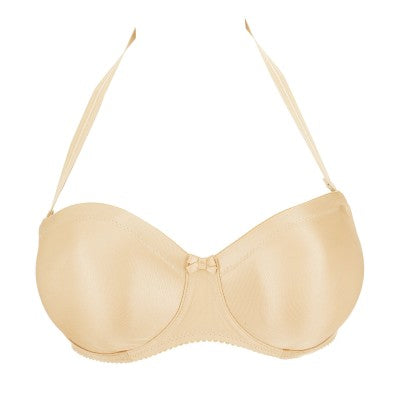 Soutien-gorge bandeau femme non rembourré en satin doux - Lingerie élégante -N°98