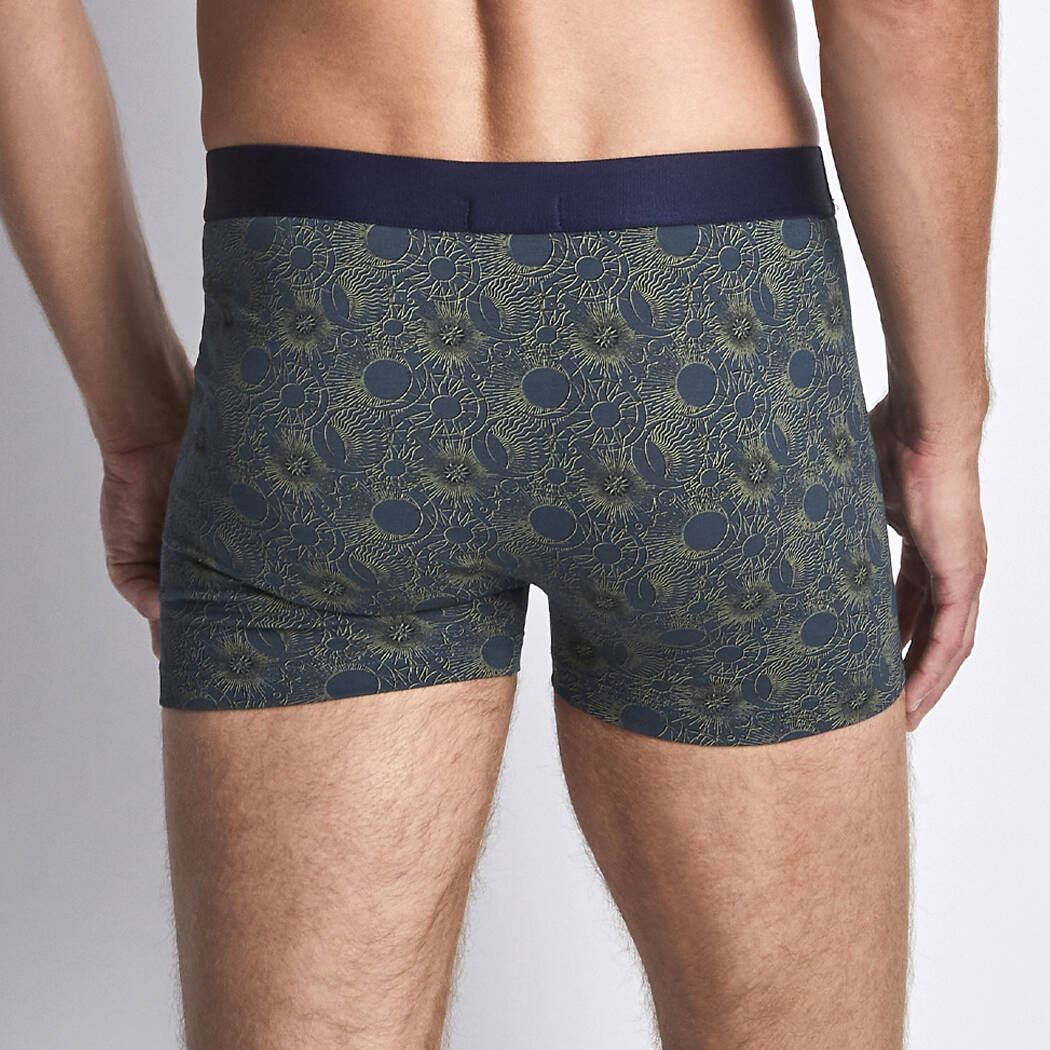 Boxer Homme Motif Lune - Alliez Confort Et Style Avec Moon -N°65
