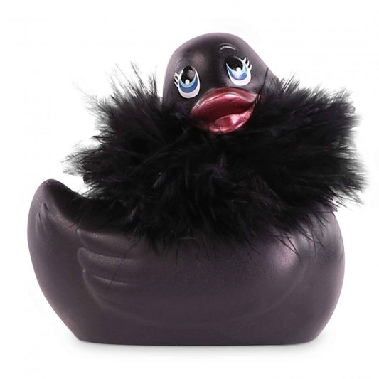 Duckie Paris… Mini canard vibrant noir pour plaisir élégant et discret