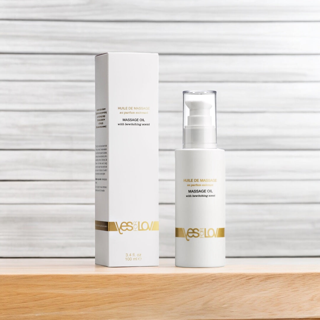 L’Huile De Massage YESforLOV- Parfum ENIVRANT Sensualité, Relaxation Et Frissons Assurés -N°345