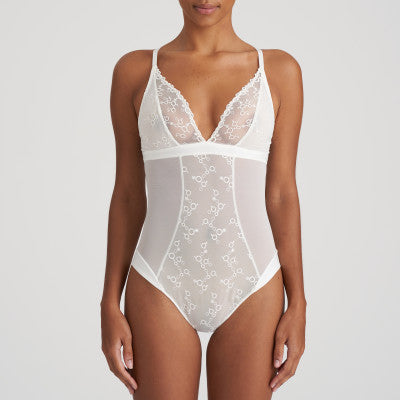 Body En Tulle Avec Broderies À Perles - Collection Nellie | Lingerie Élégante Et Sensuelle -N°11