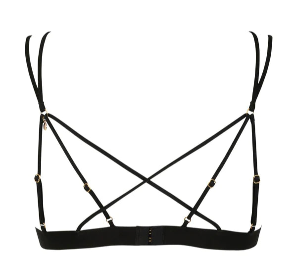 Soutien-gorge triangle sans armatures en dentelle florale – Lingerie féminine Après-Minuit