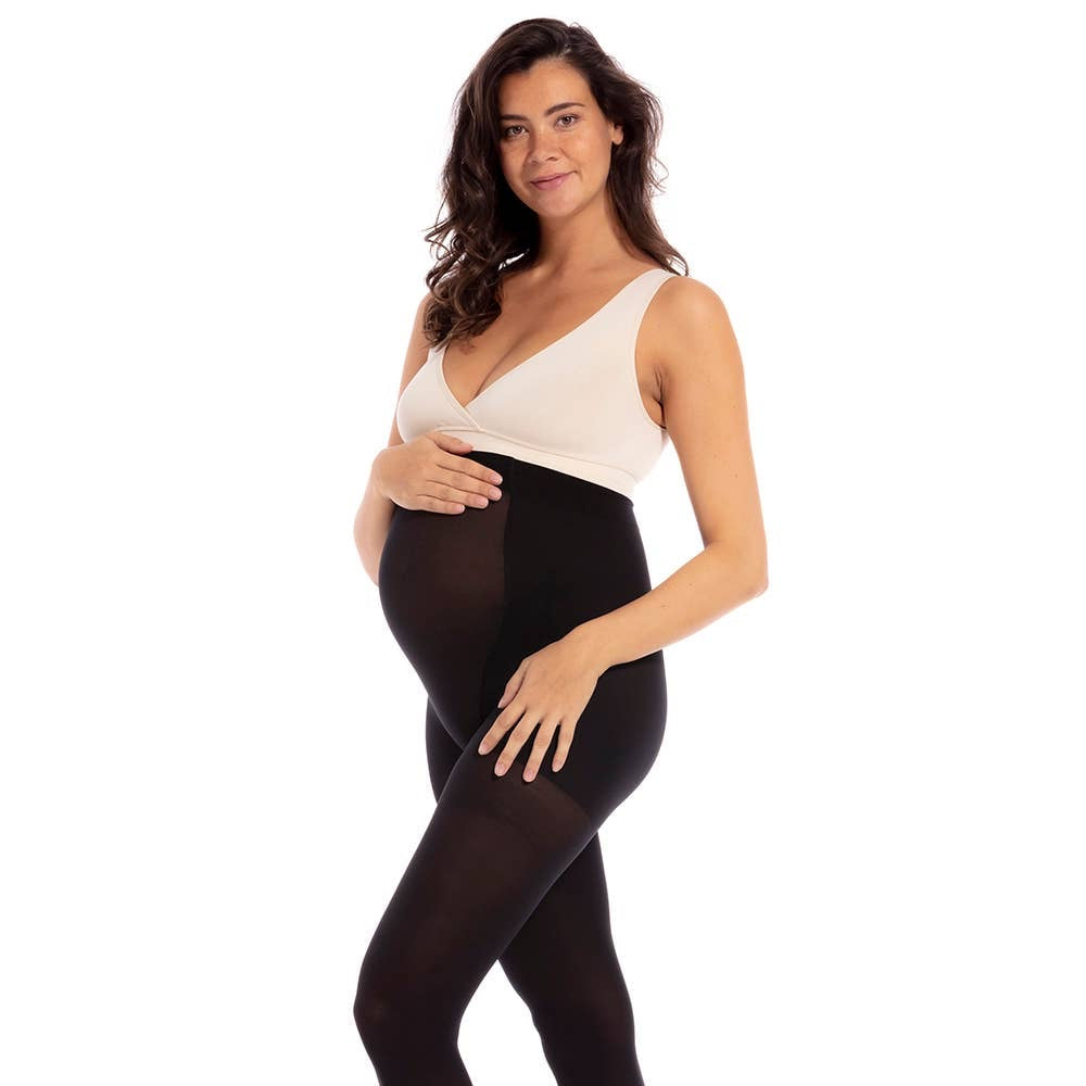 Collant De Soutien  Femme Enceinte - Mama Maillot Confort Et Style Maternité-N°160