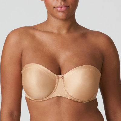 Soutien-gorge bandeau femme non rembourré en satin doux - Lingerie élégante -N°98