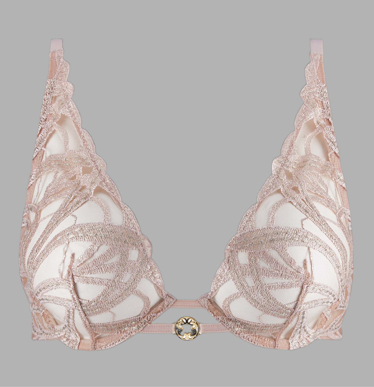 Soutien-gorge triangle plongeant AUBADE x ELIE SAAB – élégance haute couture | My Désire