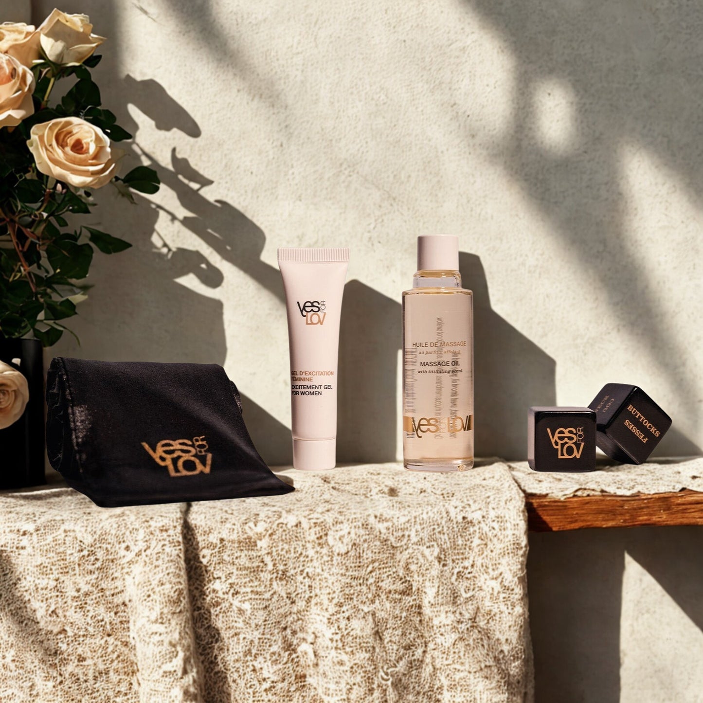 YesforLov Éveil des sens… Love Box, huiles et jeux coquins pour découvrir le plaisir