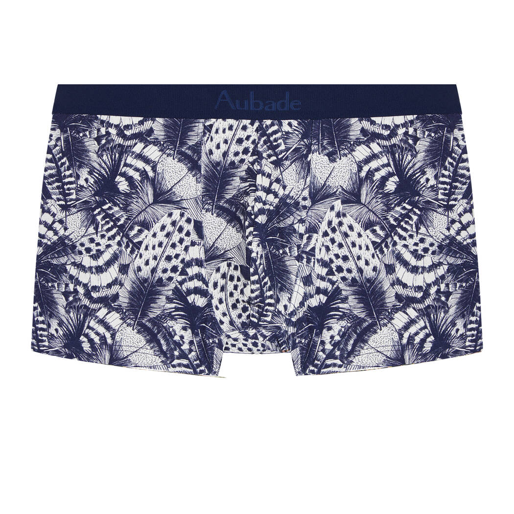 Boxer Homme Motif Plumes - Légèreté Et Confort Élégant Avec Plue -N°66