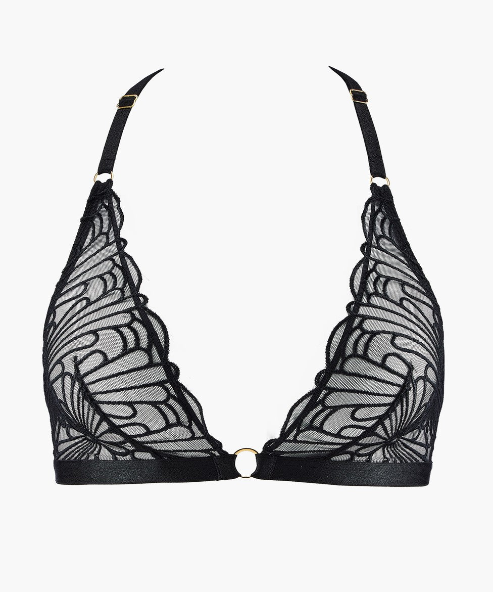 Soutien-gorge Triangle en Tulle et Lycra - Confort et séduction indomptable-N°220