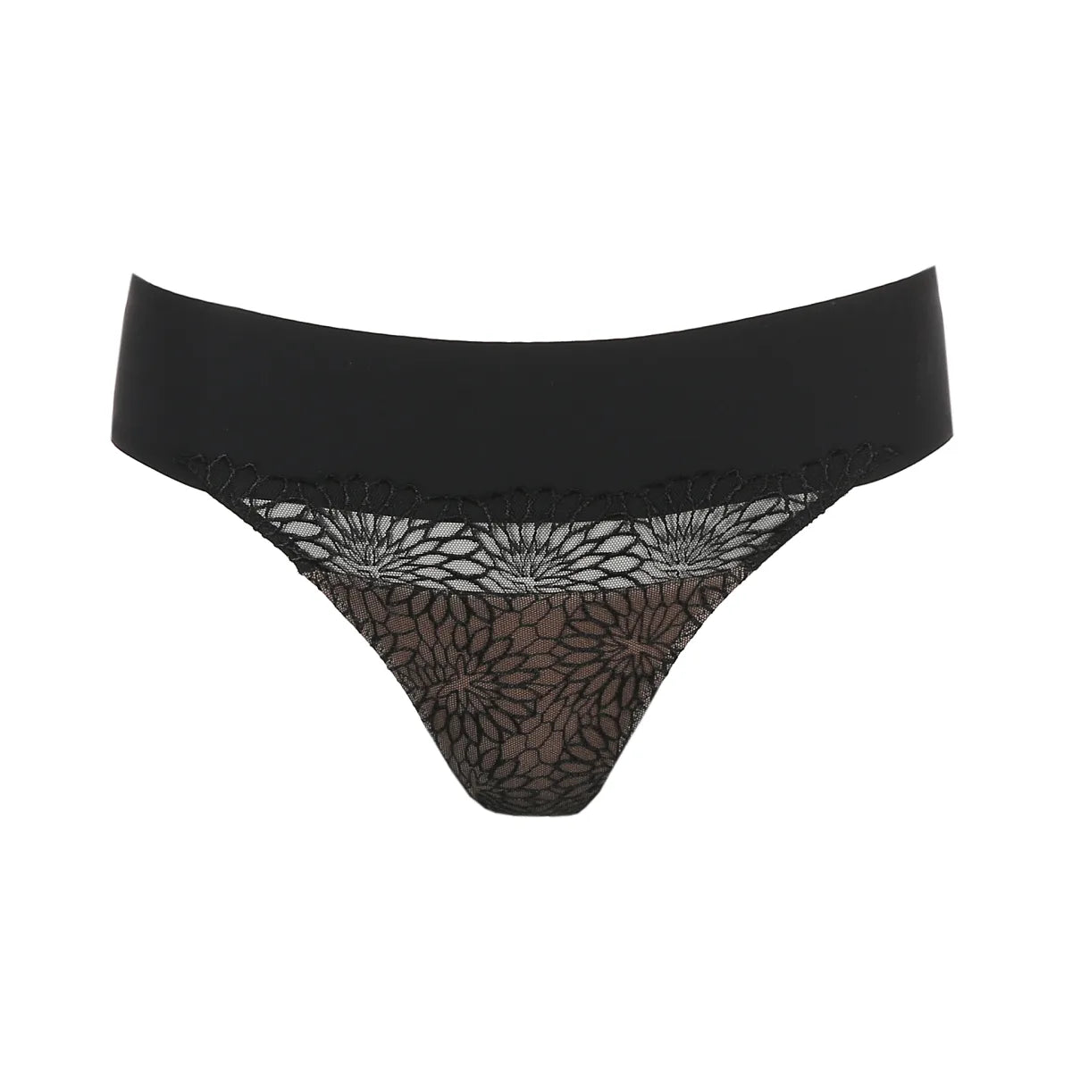 String femme en tulle et broderie fine - Lingerie élégante Sophora -N°307