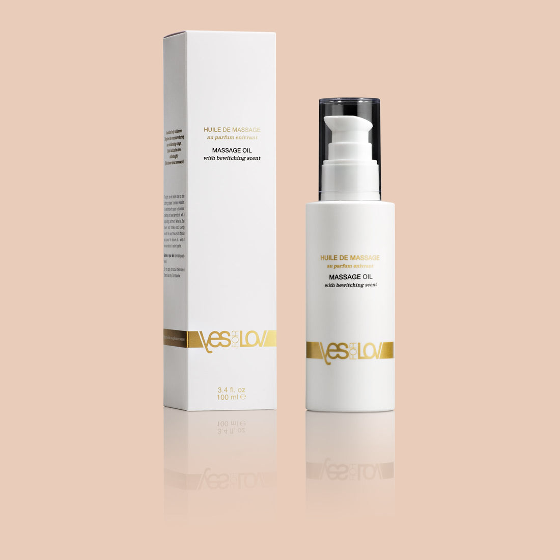 L’Huile De Massage YESforLOV- Parfum ENIVRANT Sensualité, Relaxation Et Frissons Assurés -N°345