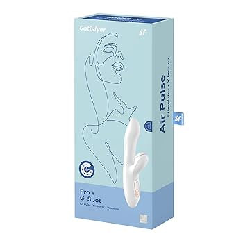 Satisfyer Pro G-Spot Rabbit… Vibromasseur point G et succion clitoridienne rechargeable USB