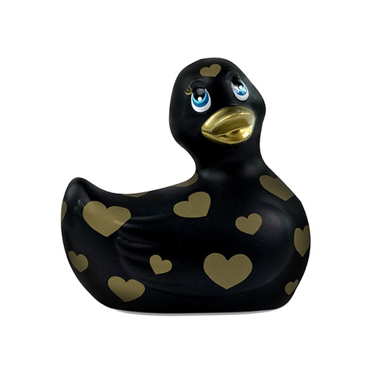 Mini canard noir et or vibrant étanche jouet intime romantique