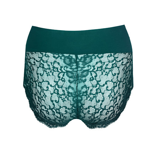 Slip Taille Haute Gainant Jasper Green Color Studio Confort et Affinement -N°378