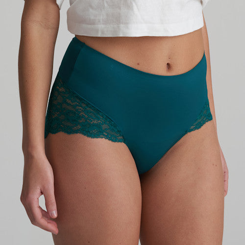 Slip Taille Haute Gainant Jasper Green Color Studio Confort et Affinement -N°378
