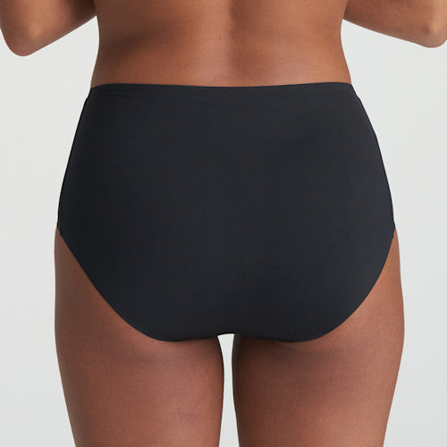 Slip Taille Haute Noir : Silhouette Rétro Cool Et Confort Inégalé -N°372