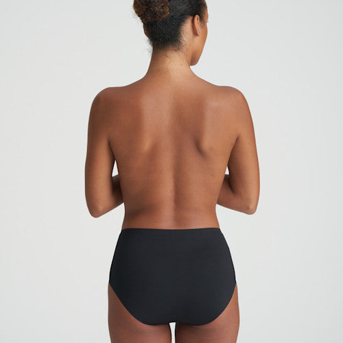 Slip Taille Haute Noir : Silhouette Rétro Cool Et Confort Inégalé -N°372