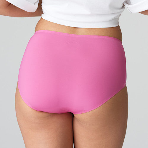 Slip Taille Haute Hollywood Pink : Silhouette Rétro Cool Et Confort Inégalé
 -N°369