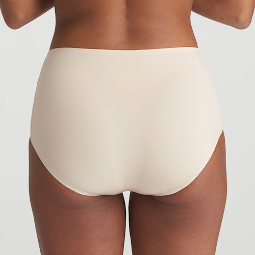 Slip Taille Haute Café Au Lait : Silhouette Rétro Cool Et Confort Inégalé -N°370