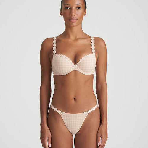 Soutien-Gorge Push-Up Café Au Lait Avéro - Rembourrage en Mousse & Décolleté Sublime-N°180