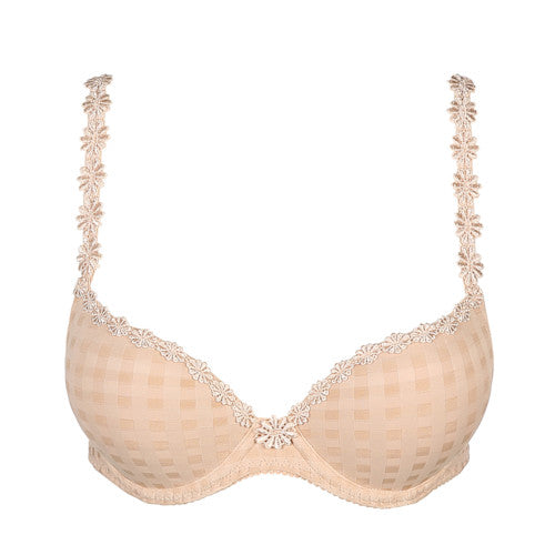 Soutien-Gorge Push-Up Café Au Lait Avéro - Rembourrage en Mousse & Décolleté Sublime-N°180