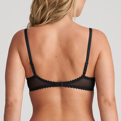 Soutien-Gorge Push-Up Noir En Broderie Raffinée - Jane | À Coussinets Amovibles-N°177