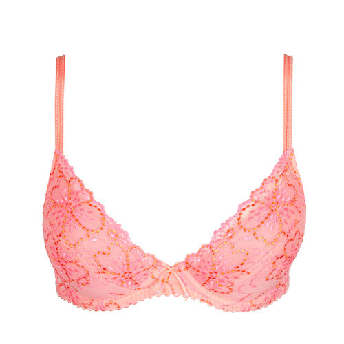 Soutien-Gorge Push-Up Floride En Broderie Raffinée - Jane | À Coussinets Amovibles-N°178