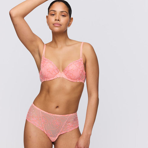 Soutien-Gorge Push-Up Floride En Broderie Raffinée - Jane | À Coussinets Amovibles-N°178