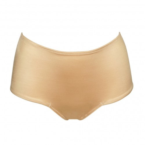 Slip Taille Haute Cognac Satin - Élégance et Confort Sculptant
-N°271
